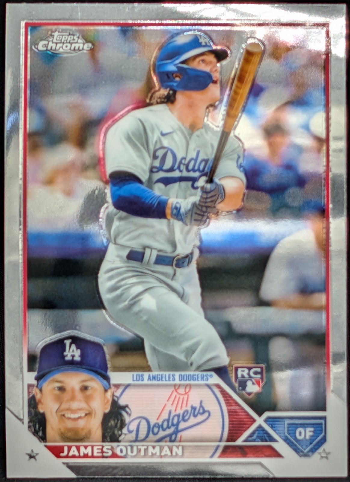 2023 Topps Chrome #81 James Outman Los Angeles Dodgers RC