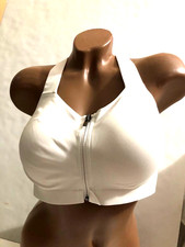 Victorias Secret VSX Knockout Front Close Sports Bra, High Impact White NWT