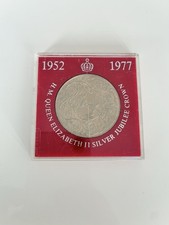 Queen Elizabeth II Silver Jubilee Crown 1952-1977 Coin ( 2x included)  