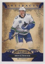 2020-21 Upper Deck Artifacts Blue Sapphire 421/499 Brock Boeser #18 mp7