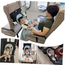 Baby Airplane Bed, Baby Travel Essentials for Flying, Toddler Gray  Black