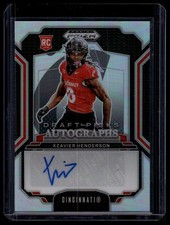 2025 Prizm Draft Picks Autographs- Silver Prizm- Xzavier Henderson #DPA-XHN