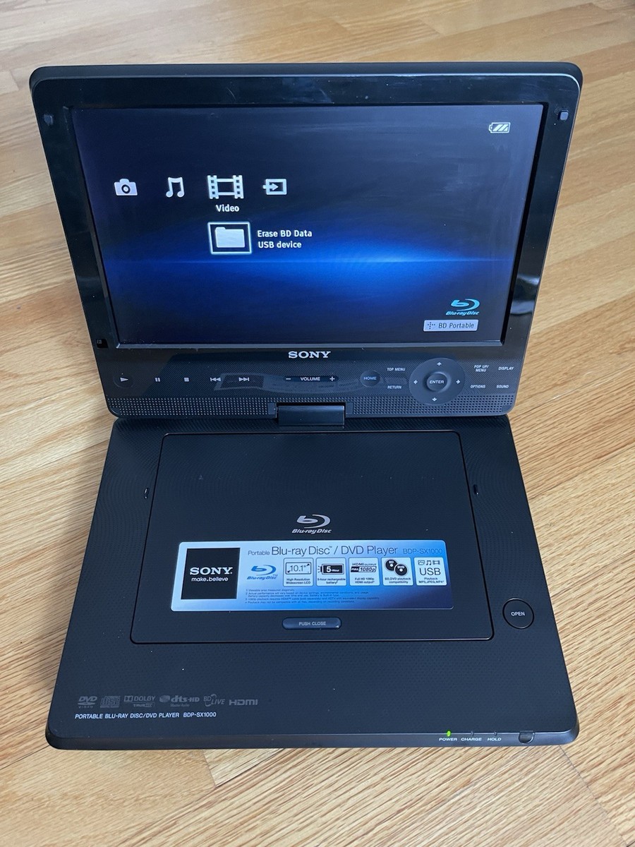 Sony BDP-SX1000 Portable Blu-Ray Player (10.1