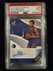 Jalen Brunson Knicks 2018 Panini Donruss Rookie Materials Signature PSA 9