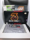 Mortal Kombat 3 SNES (Super Nintendo) Complete w/ Manual