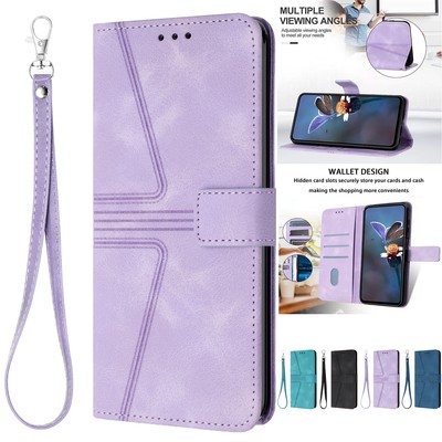 Für Samsung A25 A15 A35 A55 Leder Brieftasche Fall Stoßfest Flip Telefon Hülle