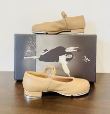 Leo Kids Rhythm Tap Dance Shoes Tan Size 10.5