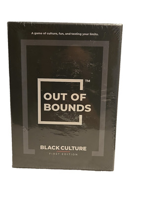 Out of Bounds Black Culture Card Game First Edition New Sealed Taboo Style