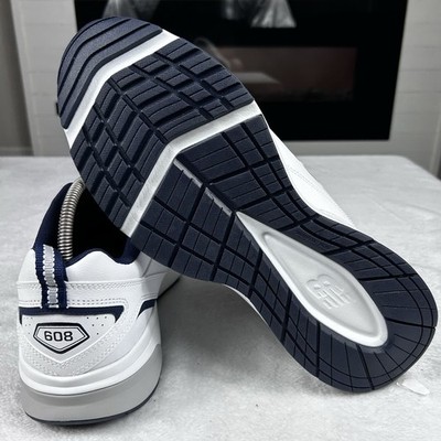 New Balance 608 V5 Mens Training Shoes White Navy MX608WN5  display picture 1