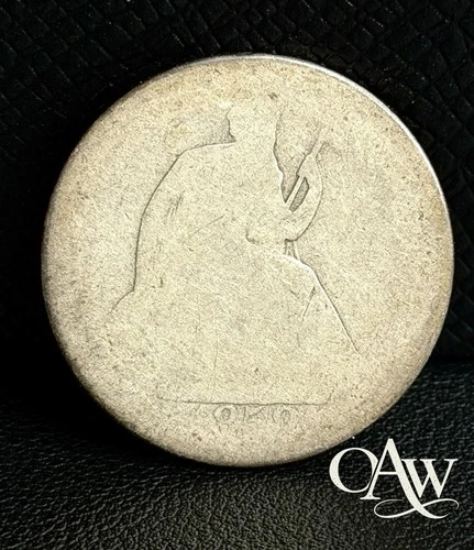 1858 O Seated Liberty Half Dollar 50C **BOOK FILLER**