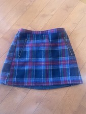 Girls Size 8 M Old Navy Plaid Skirt Red, Green, Blue And Black