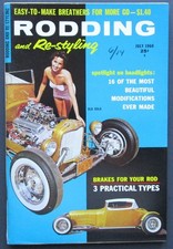 Rodding And Restyling Magazine July 1960