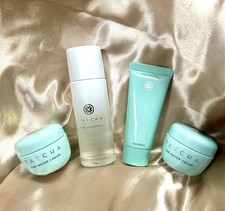 Tatcha Mini Skincare Gift Set Water Cream Essence Matcha Cleanse 4 Pc