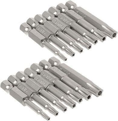 Mesee 5 Point Security Star Torx Screwdriver Bits Set 14Pcs One Size
