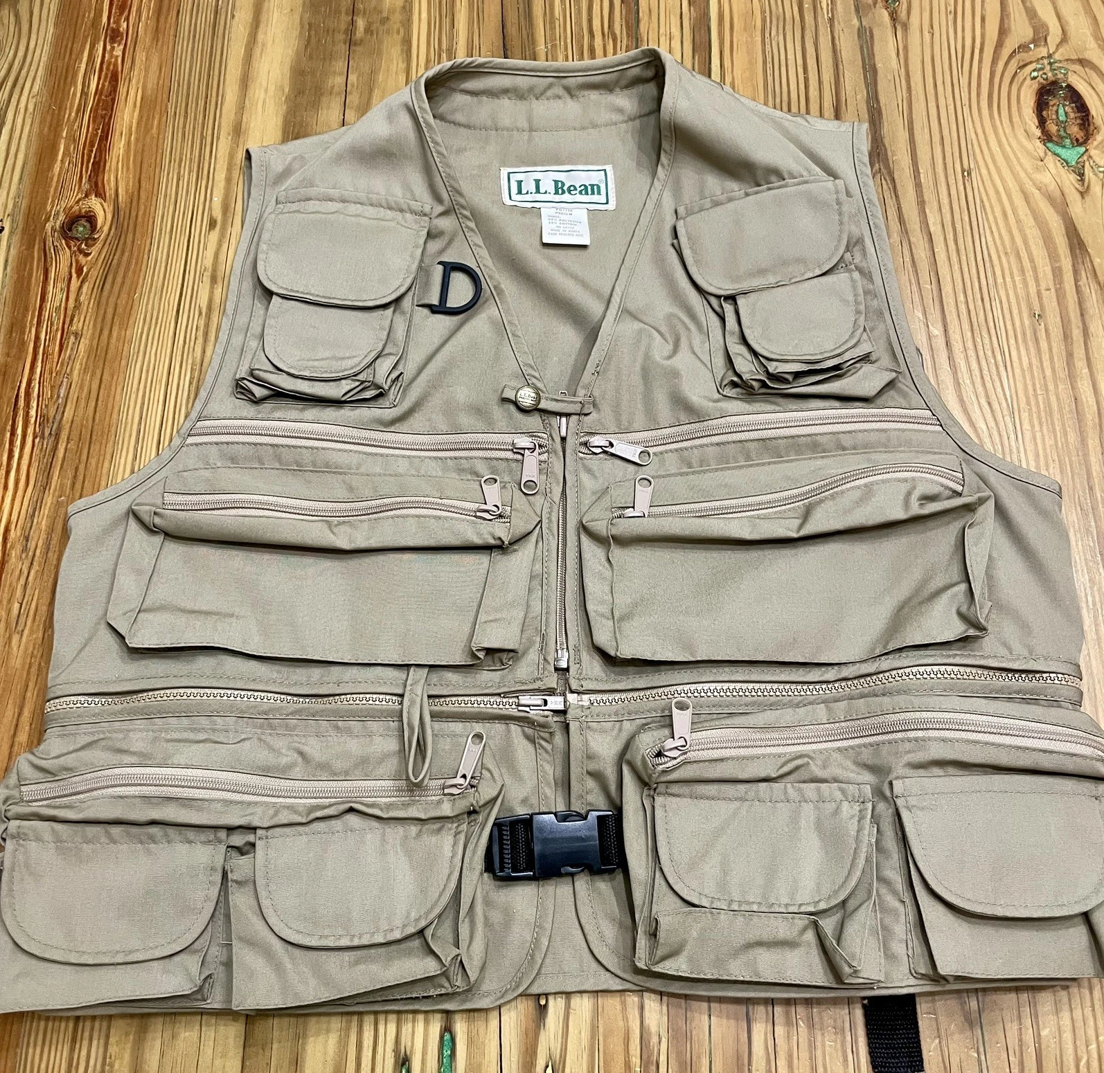 Vintage L.L. Bean Convertible Fishing Utility Vest | Sz Medium | 2-in-1 Wading