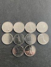 10 UAE 1 Dirham Coins - 10 x 1 AED United Arab Emirates Uncommon