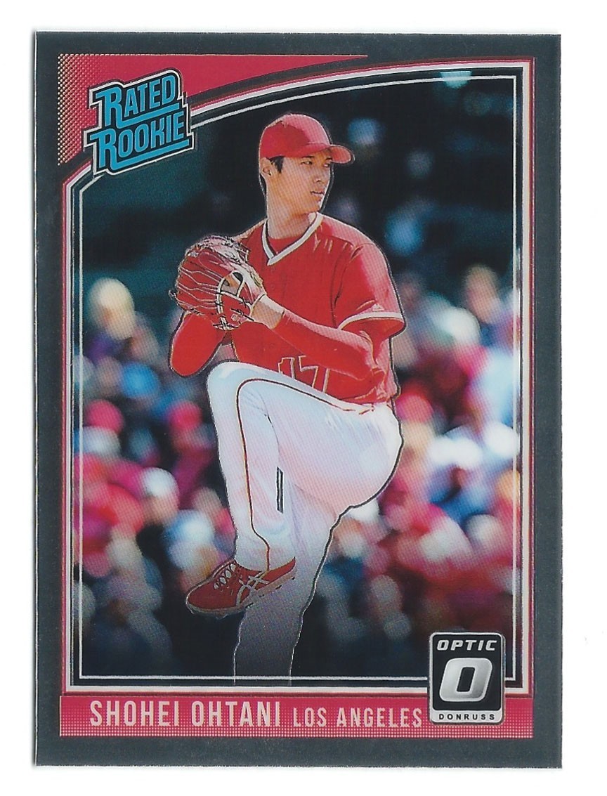 2018 Donruss Optic SHOHEI OHTANI #176 RC Rated Rookie - Angels / Dodgers