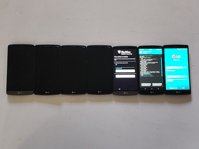 Android Smartphone lot of 7 -LG G3 - [CF-76]
