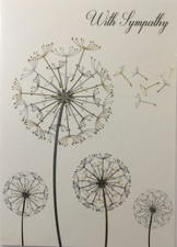 Notes & Queries- Sympathy- Allium Seeds- Embossed Foil- United Kingdom