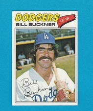 1977 TOPPS BASEBALL SET BREAK 27 BILL BUCKNER DODGERS EXMT+