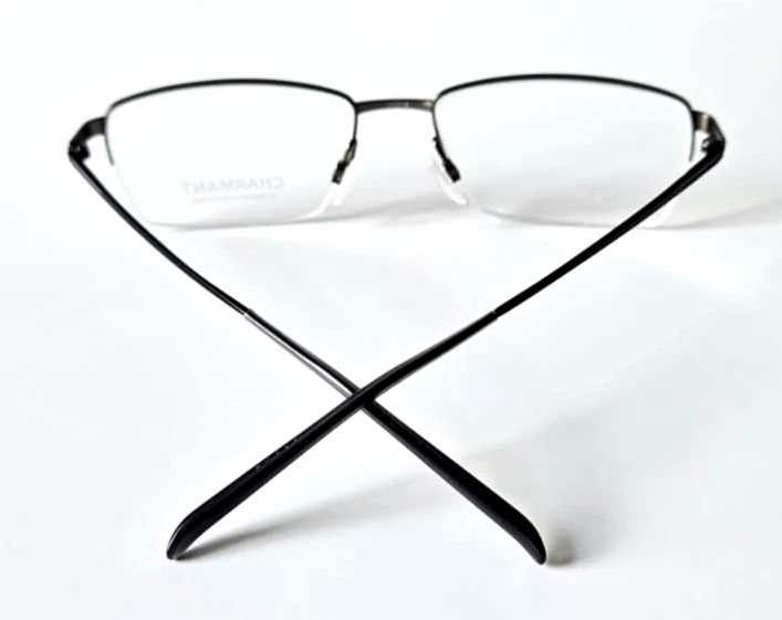 MARCOS DE GAFAS CHARMANT CH11441 GR UNISEX NUEVOS AUTÉNTICOS MEDIO BORDE 54-18-140 Foto 4 de 4