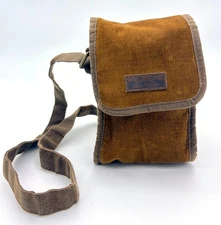 RARE! Aime Leon Dore ALD Micro Cord Crossbody Satchel Bag Brown Corduroy