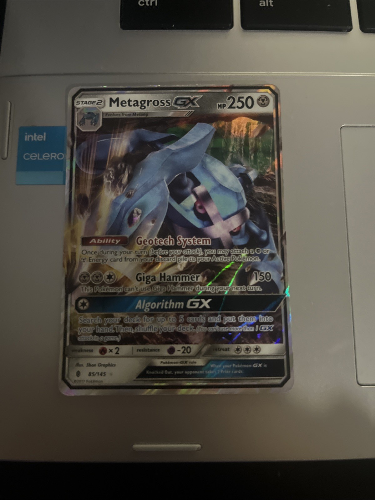 Metagross GX 85/145 Sm-Guardians Rising Holo