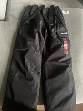ZeroXposur Snow Pants Youth Boy Girl 14/16 Black Insulated Adjustable Suspenders