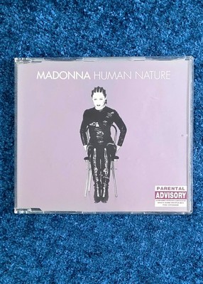 MADONNA HUMAN NATURE CD SINGLE EU GERMANY 1995 PURPLE DISC Bedtime MADONNA HUMAN NATURE CD SINGLE EU GERMANY 1995 PURPLE DISC Bedtime