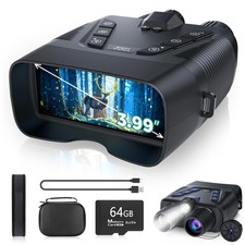 Night Vision Goggles, 58MP Full-Color 4K Night Vision Binoculars for Adults w...