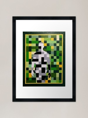 Digital Passagier Gerahmter Kunstdruck Gerahmtes Wandbild Poster Leinwanddruck Bild