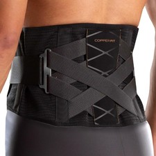 Copper Fit X-Back Brace for Lower Back Pain, Lumbar Support
