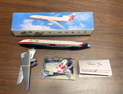 Lockheed L-1011 TriStar TWA  1/250 Scale Model Flight Miniatures New