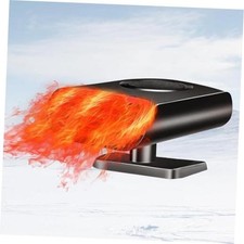 Car Heater, 12V 150W 2026 Upgrade 2-in-1 Portable Defroster New Black-Handle
