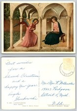 Vintage Annunciation Postcard Beato Angelico Florence Italy Art