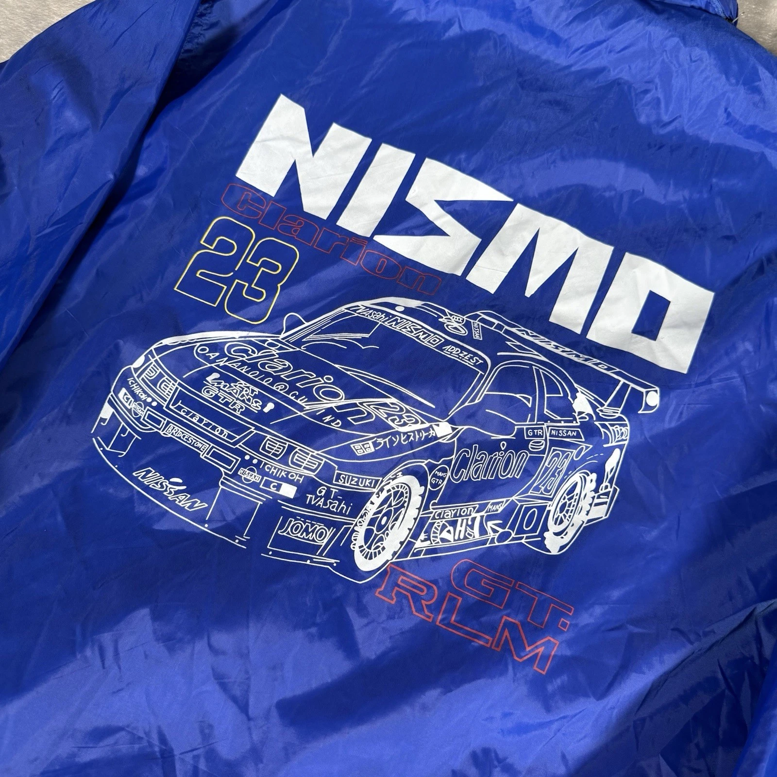 Nismo Nissan R33 Skyline Jacket Mens M (Estimated) Souvenir Racing Thin Light  image 2
