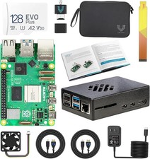 Raspberry Pi 5 Complete Kit 8GB 128GB Cooling