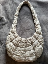 Cos Ripple Nylon crossbody bag - Beige/Cream