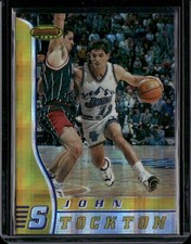 1996-97 Bowman's Best #30 John Stockton Atomic Refractor