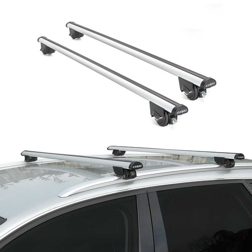 Dachträger Grundtäger für VW Golf Alltrack Variant 2015-2020 75kg Alu Silber 2x