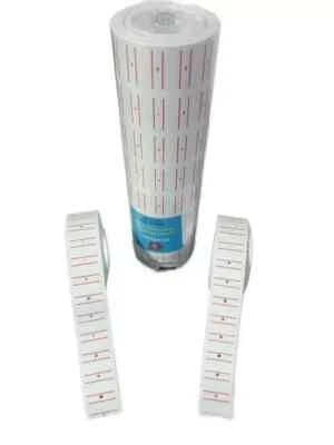 XINGLI 10x Rollen weiß Preis Preisetikett Papier Etikett Etikettierung für MX-5500 Etikettierpistole