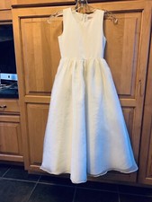 Rosebud Ivory Flower Girl Dress - Size 8