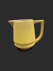 Vintage Marked McCoy USA MCM Art Pottery Yellow Pitcher