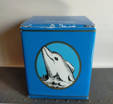 VINTAGE AVON COSMETICS WILDLIFE COLLECTION GLASS BOX WITH DOLPHIN SOAP - BNIB