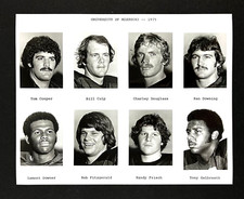 1975 University of Missouri Tigers Football Team Headshots Vintage Promo Photo