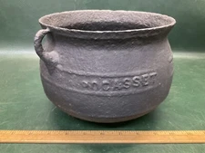 Rare Antique Pocasset No. 3 Cast Iron Cauldron 1 Gallon ~ 3 Feet