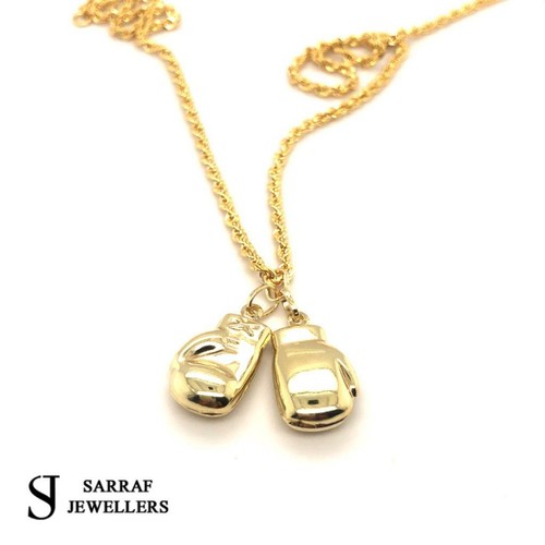 9ct Yellow GOLD HOLLOW DOUBLE BOXING 