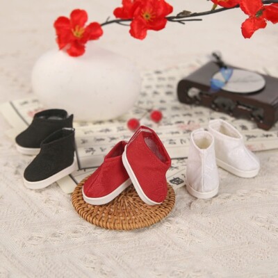 Original 20cm cotton doll shoes parts Retro wei wuxian lan wangji Short boots