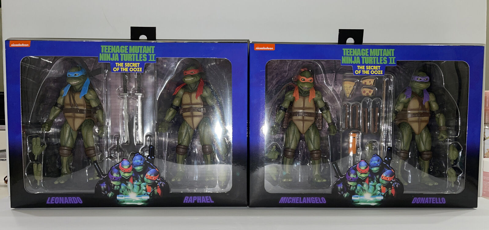 Teenage Mutant Ninja Turtles 2: Secret of the Ooze – 7” Scale Action Figure  – Donatello & Michelangelo 2 Pack