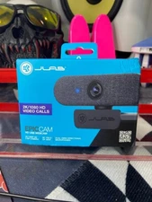 NEW JLab - Epic Cam Webcam Full 2K/30FPS 5 Megapixels - Black